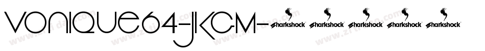 Vonique64-JKgM字体转换