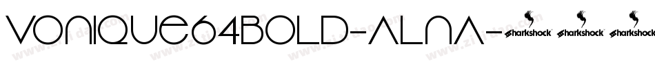 Vonique64Bold-AlnA字体转换