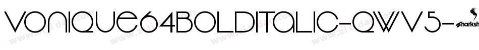 Vonique64BoldItalic-qWv5字体转换