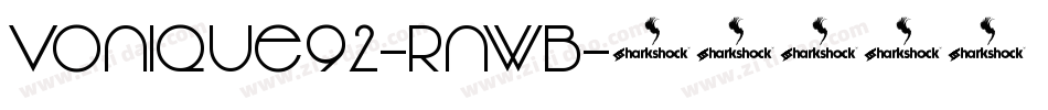 Vonique92-rnWB字体转换