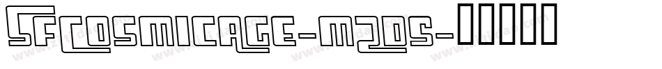 SfCosmicAge-mZd5字体转换 SfCosmicAge-mZd5字体转换