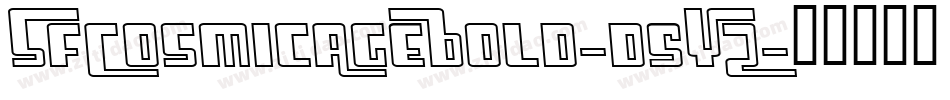 SfCosmicAgeBold-d5YZ字体转换 SfCosmicAgeBold-d5YZ字体转换