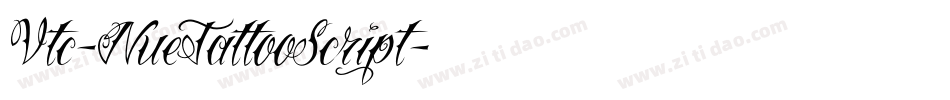 Vtc-NueTattooScript字体转换