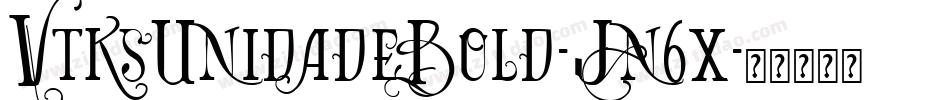 VtksUnidadeBold-Jn6x字体转换
