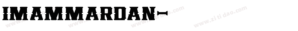 imammardan字体转换