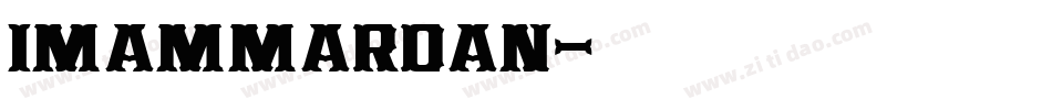 imammardan字体转换