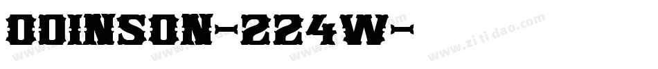 Odinson-224w字体转换