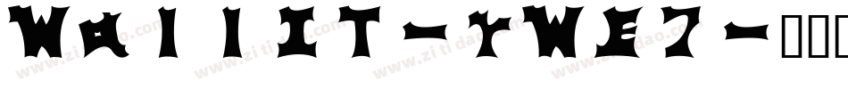 WallIt-rWE7字体转换