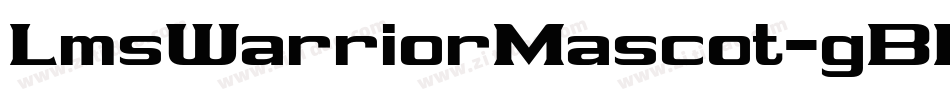 LmsWarriorMascot-gBLP字体转换