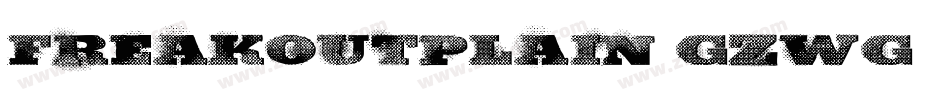 FreakoutPlain-GZWg字体转换