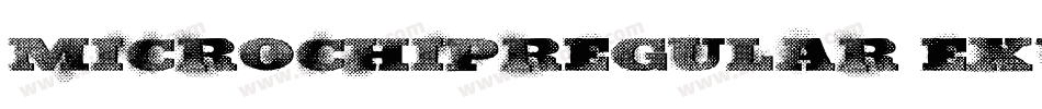 MicrochipRegular-ExWg字体转换