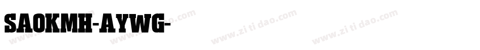SA0kmh-aYWg字体转换
