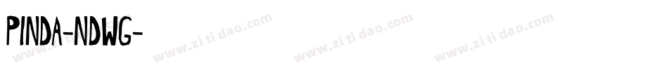 Pinda-nDWg字体转换