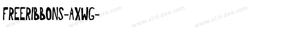 Freeribbons-AxWg字体转换