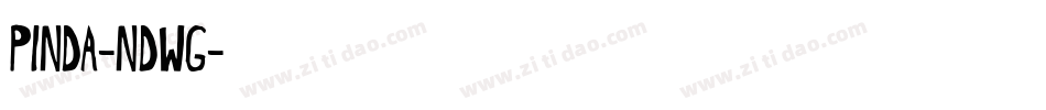 Pinda-nDWg字体转换