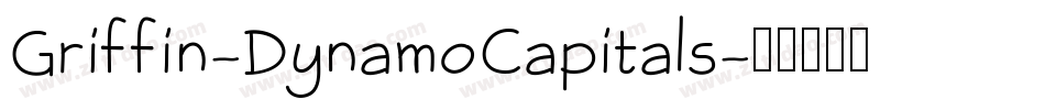 Griffin-DynamoCapitals字体转换