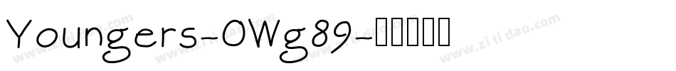 Youngers-0Wg89字体转换