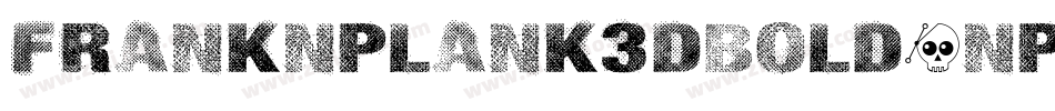 FrankNPlank3DBold-nPWg字体转换