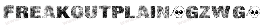FreakoutPlain-GZWg字体转换