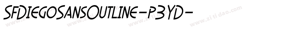 SfDiegoSansOutline-p3YD字体转换 SfDiegoSansOutline-p3YD字体转换