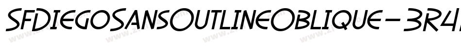 SfDiegoSansOutlineOblique-3R4M字体转换 SfDiegoSansOutlineOblique-3R4M字体转换