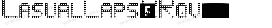 CasualCaps-2Rqv字体转换
