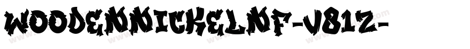 WoodenNickelNf-V81z字体转换