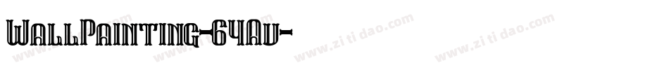 WallPainting-64Av字体转换