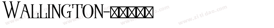 Wallington字体转换