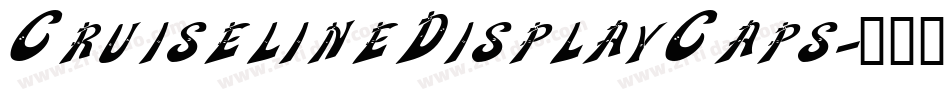 CruiselineDisplayCaps字体转换