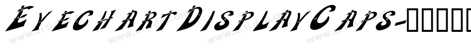 EyechartDisplayCaps字体转换