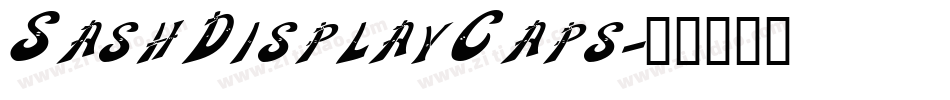 SashDisplayCaps字体转换