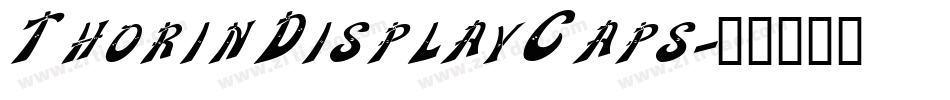 ThorinDisplayCaps字体转换