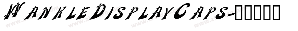 WankleDisplayCaps字体转换