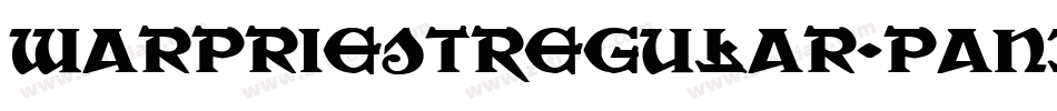 WarPriestRegular-PanE字体转换