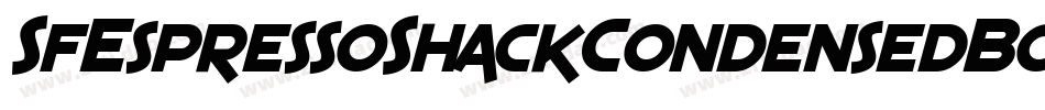 SfEspressoShackCondensedBold-LE73字体转换 SfEspressoShackCondensedBold-LE73字体转换
