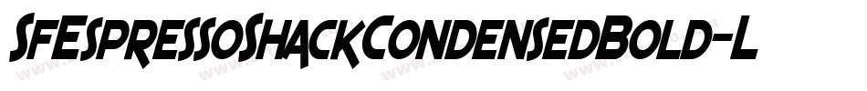 SfEspressoShackCondensedBold-LE73字体转换 SfEspressoShackCondensedBold-LE73字体转换