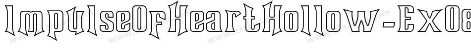 ImpulseOfHeartHollow-ExO8字体转换