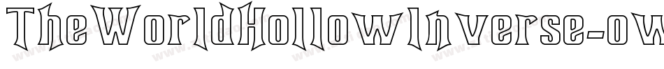 TheWorldHollowInverse-owgq4字体转换