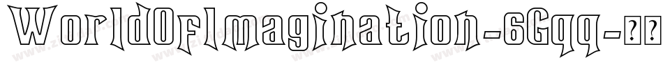 WorldOfImagination-6Gqq字体转换