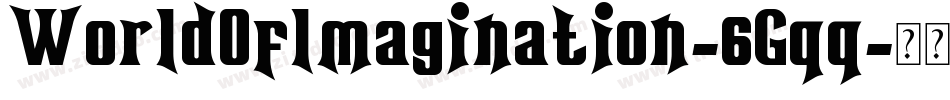 WorldOfImagination-6Gqq字体转换
