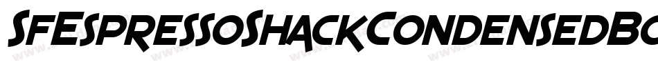 SfEspressoShackCondensedBold-LE73字体转换 SfEspressoShackCondensedBold-LE73字体转换