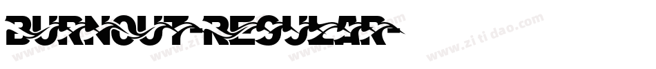 BurnOut-Regular字体转换