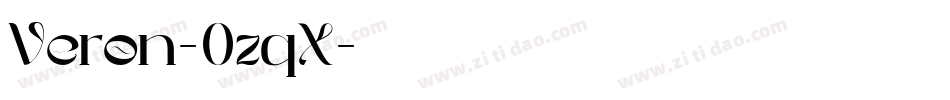Veron-0zqX字体转换