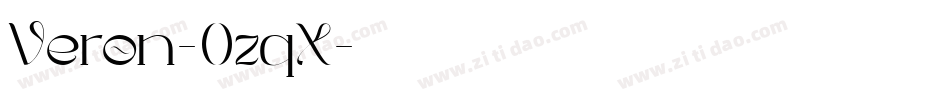 Veron-0zqX字体转换