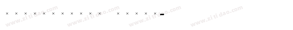 WaverlyBoldItalic字体转换