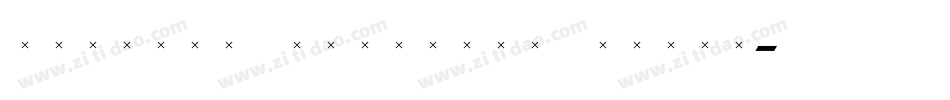 WaverlyExtraBoldItalic字体转换