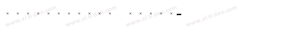 WaverlyBoldItalic字体转换