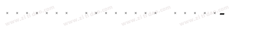WaverlyExtraBoldItalic字体转换
