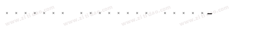 WaverlyExtraBoldItalic字体转换